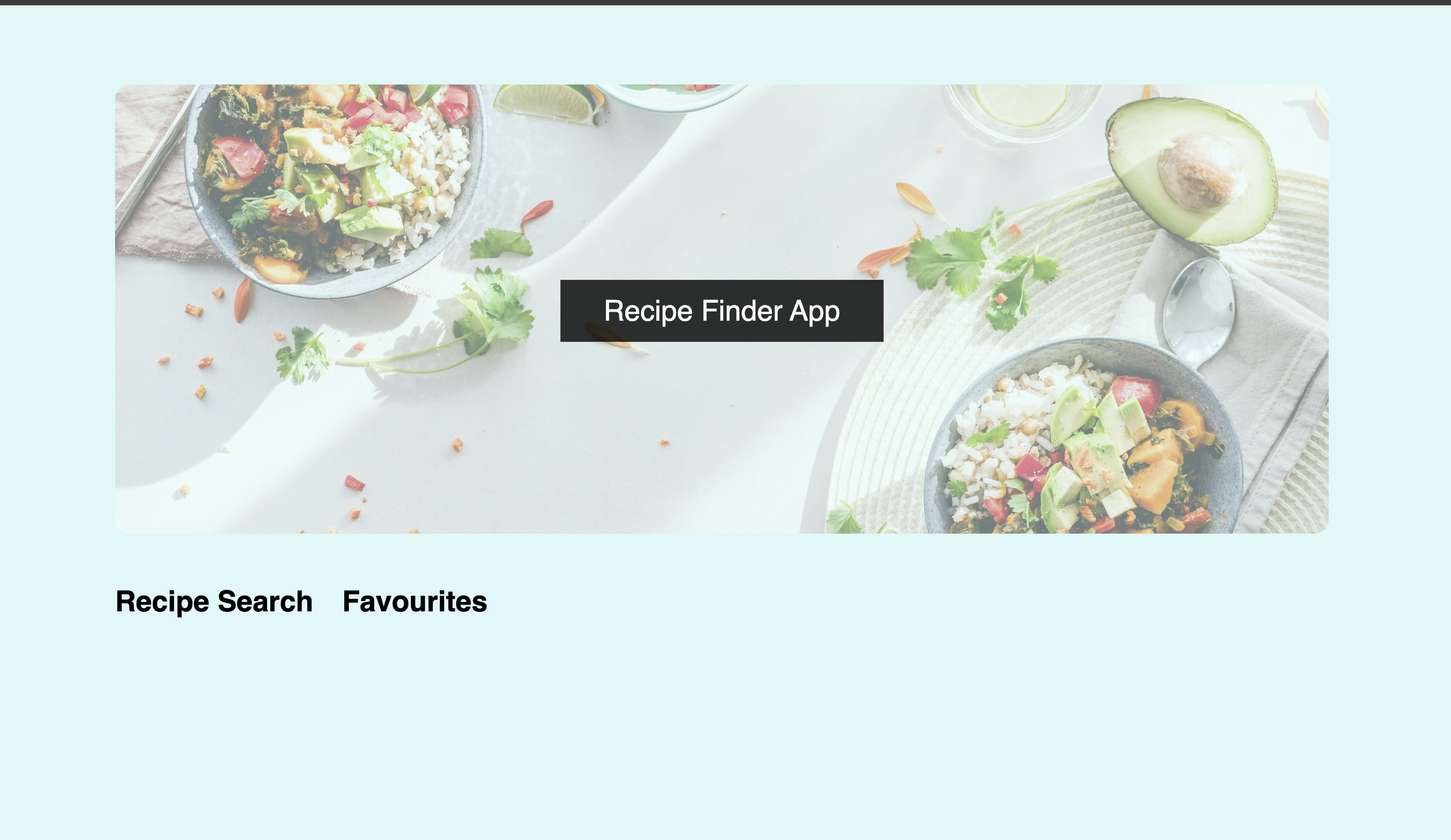 Recipe Finder App Image